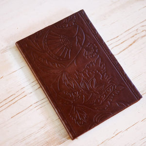 French Ribbons Leather Journal Journal Papillon Press 