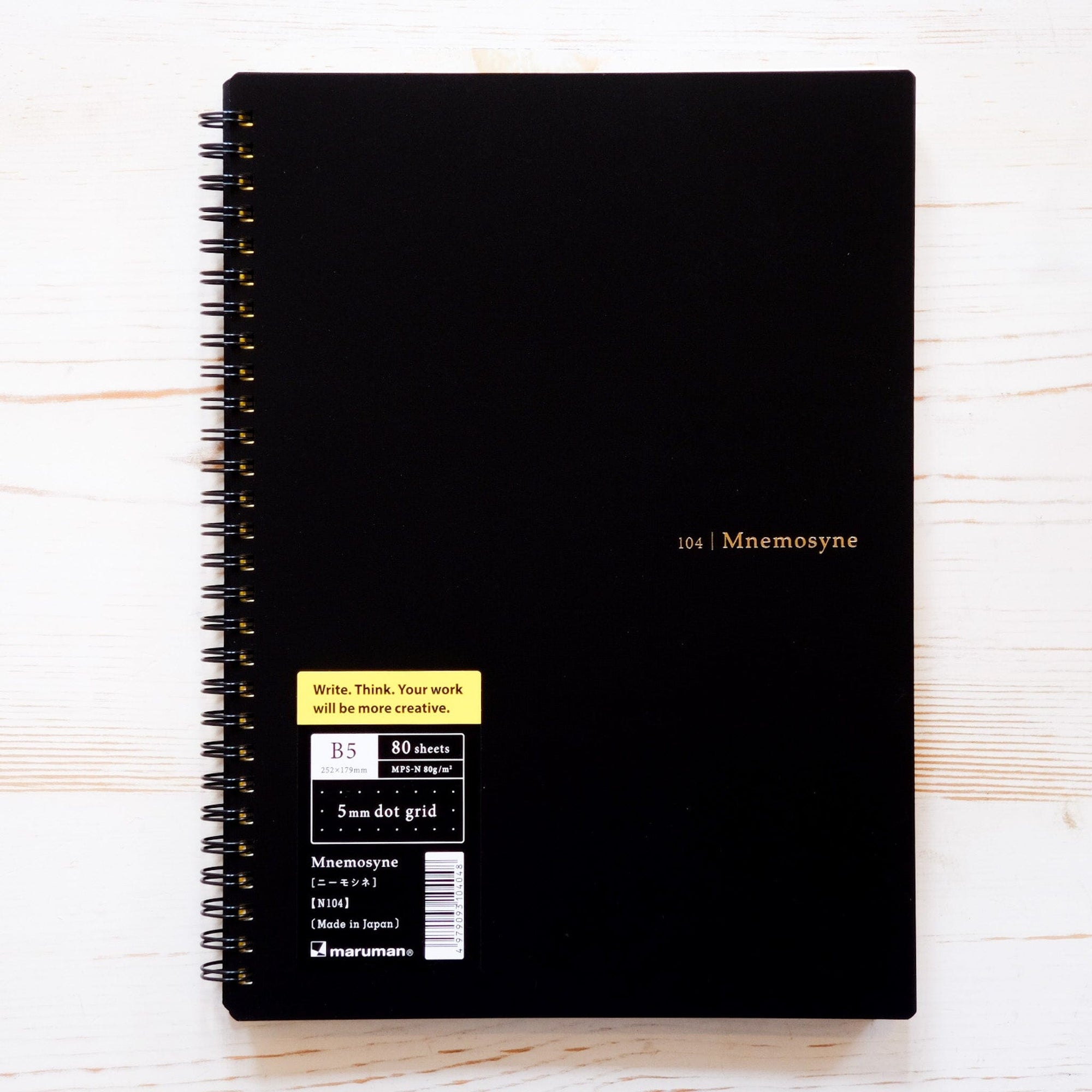 104 B5 Notebook Wire Bound Notebook Mnemosyne 