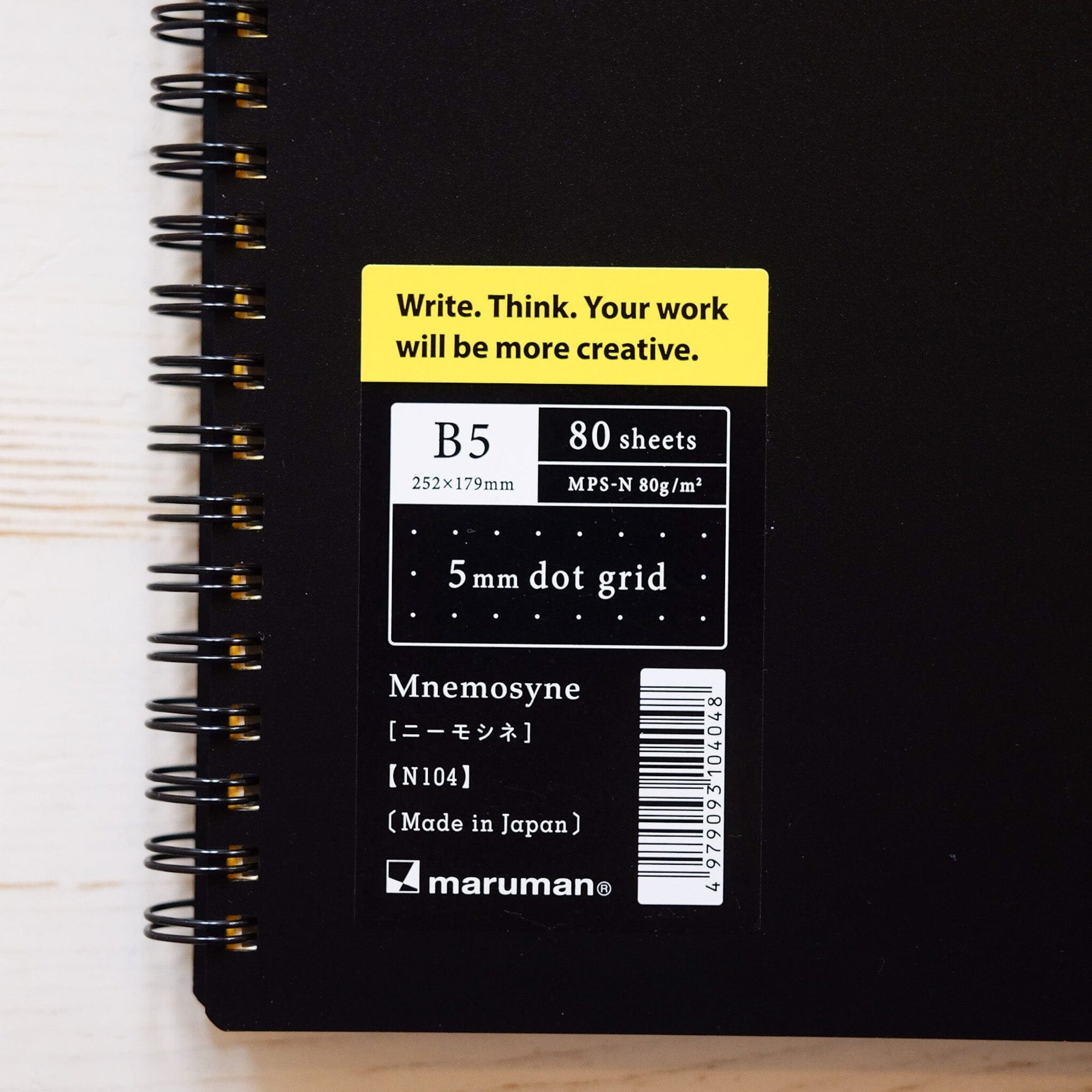 104 B5 Notebook Wire Bound Notebook Mnemosyne 