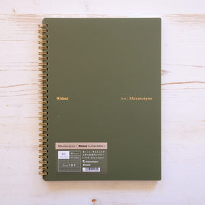 7194 B5 Notebook Wire Bound Notebook Mnemosyne x Kleid 