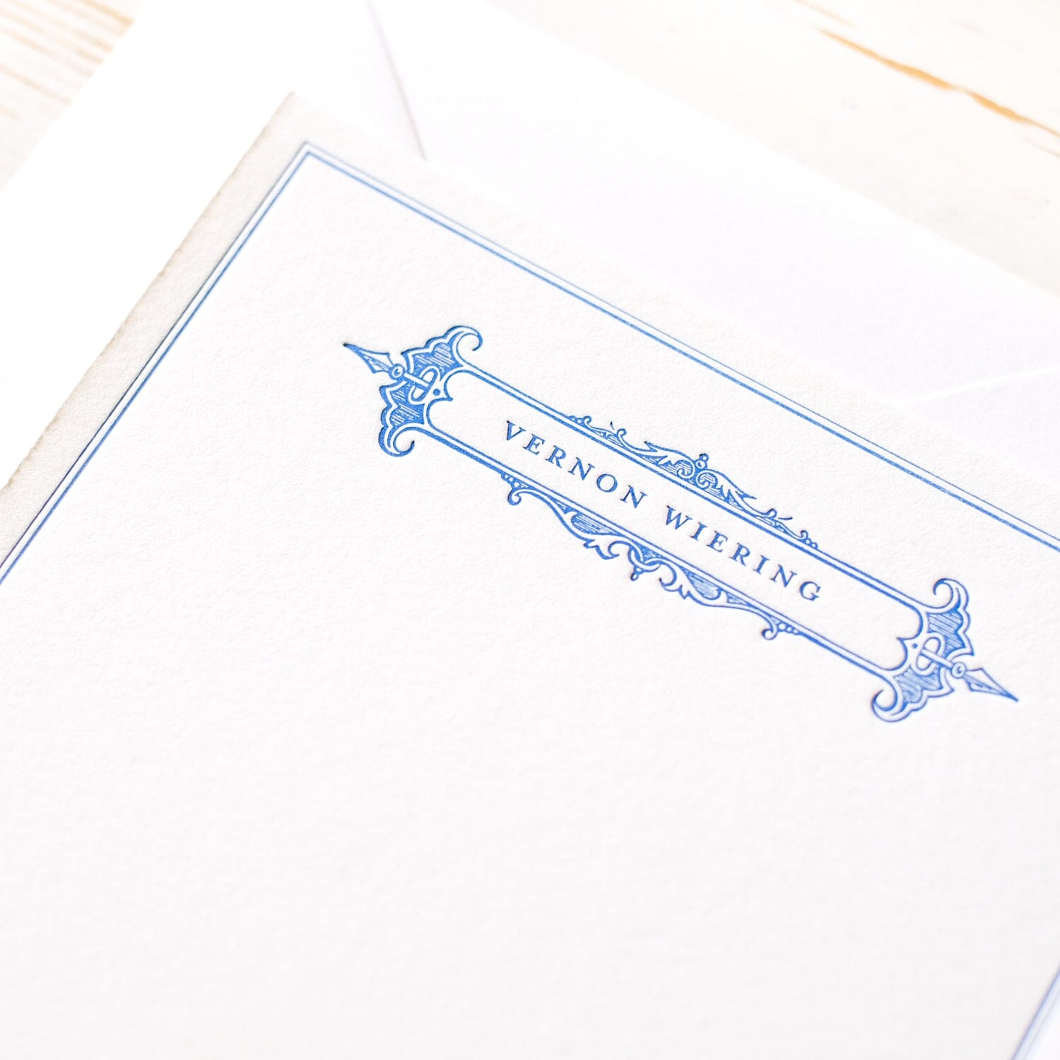 Custom Letterpress Stationery Notecards Custom Stationery Papillon Press 