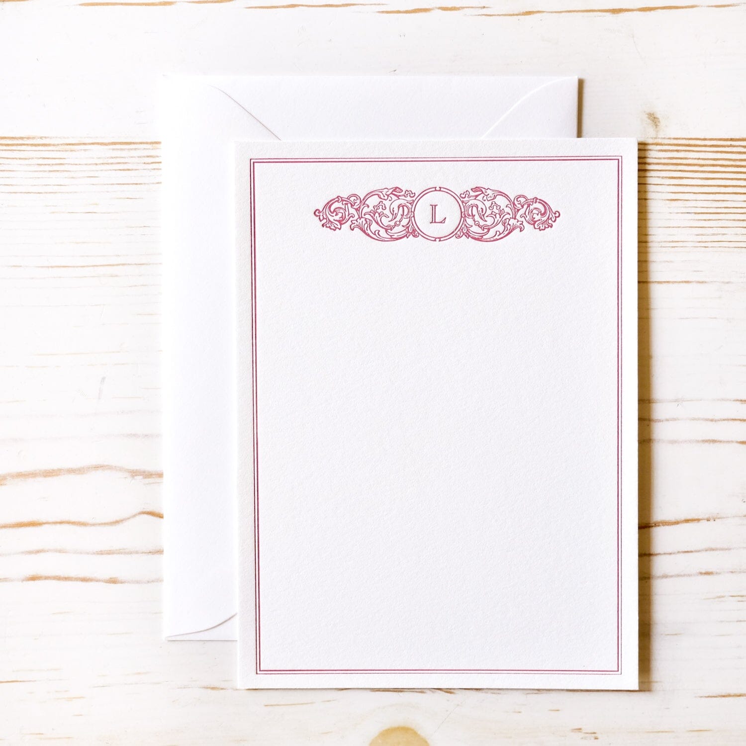 Custom Letterpress Stationery Notecards Custom Stationery Papillon Press 