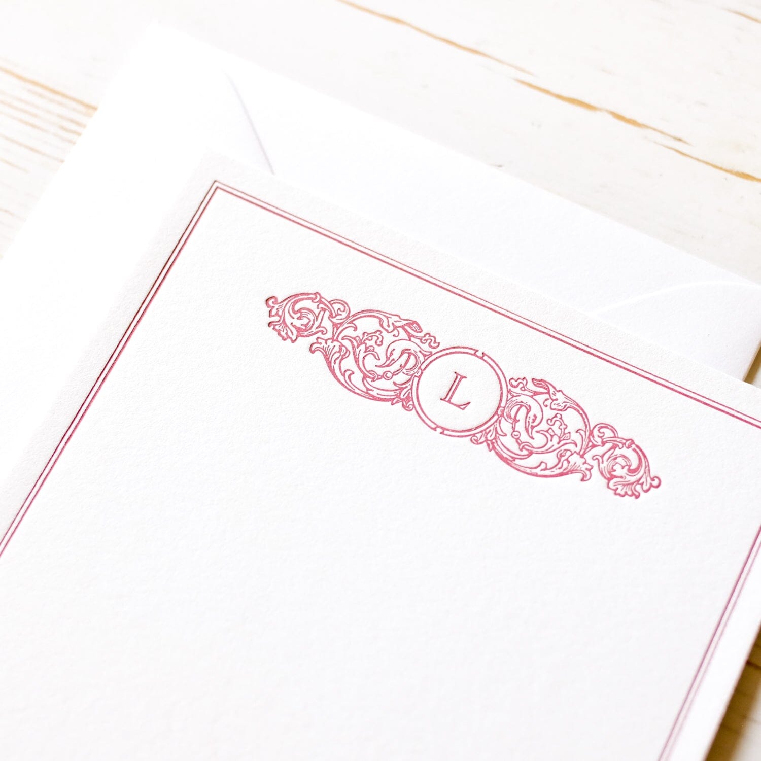 Custom Letterpress Stationery Notecards Custom Stationery Papillon Press 