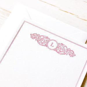 Custom Letterpress Stationery Notecards Custom Stationery Papillon Press 