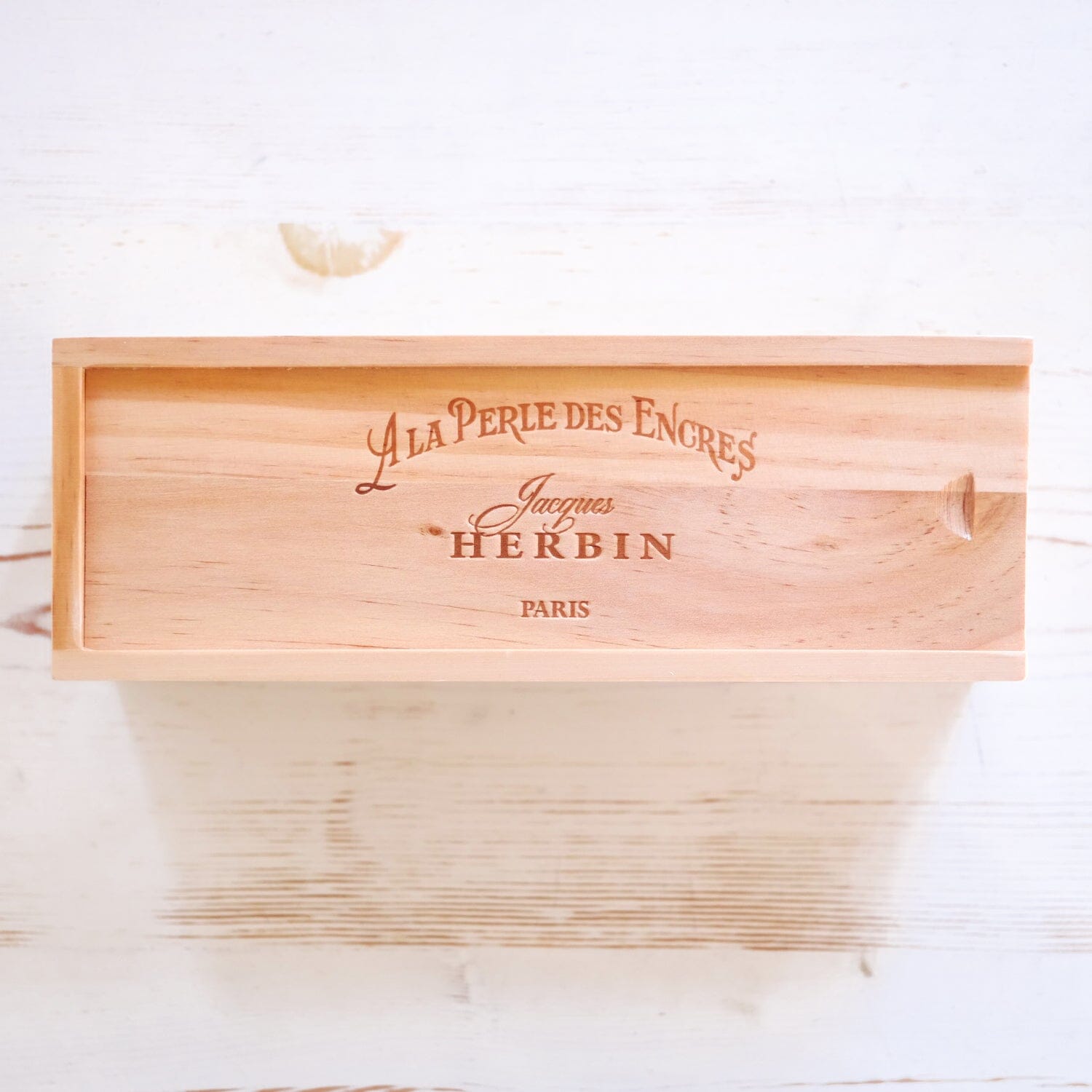 Jacques Herbin Wooden Box Set of Ink & Brause Nibs Calligraphy Pens J. Herbin 