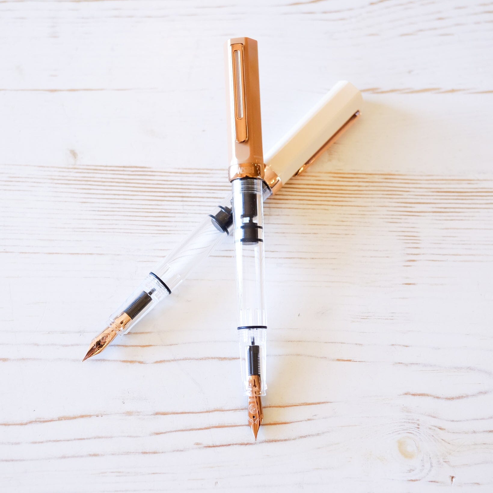 TWSBI ECO Creme Rose Gold Fountain Pen Fountain Pen TWSBI 