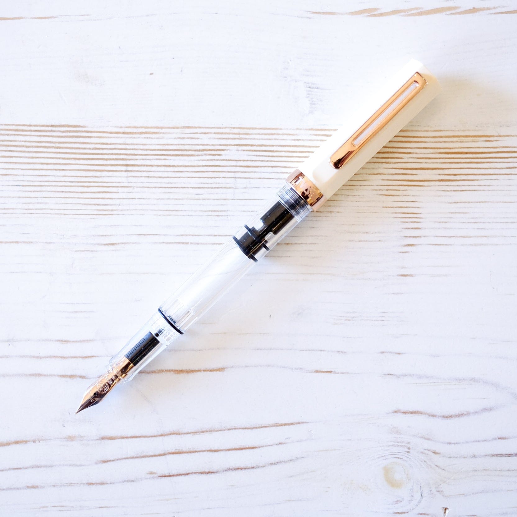 TWSBI ECO Creme Rose Gold Fountain Pen Fountain Pen TWSBI 