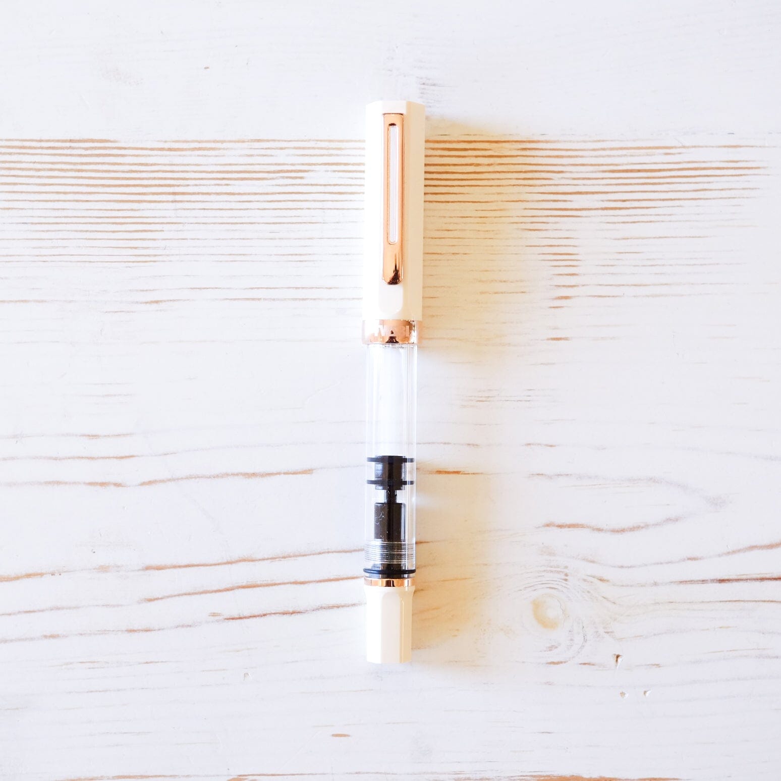 TWSBI ECO Creme Rose Gold Fountain Pen Fountain Pen TWSBI 