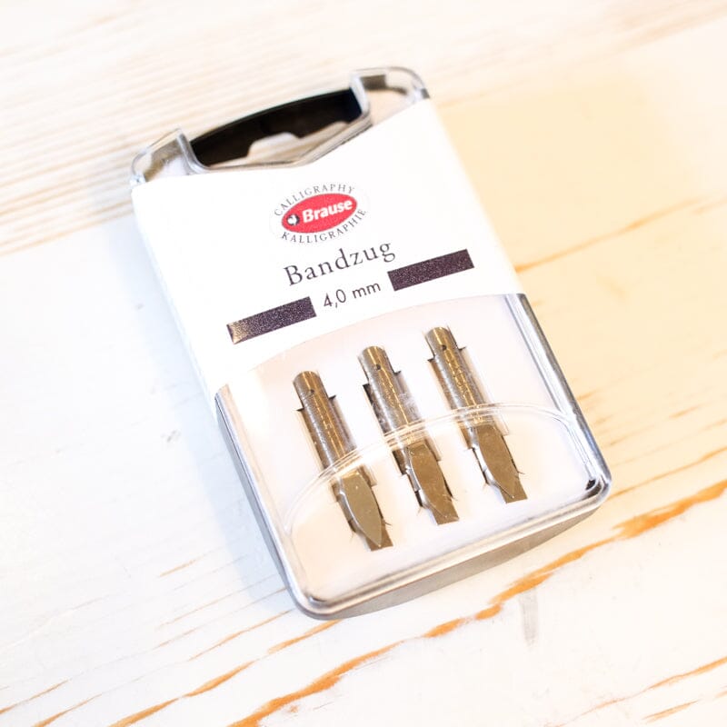 Bandzug Calligraphy Nib: Box of 3 Pen Nib Brause 