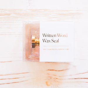 Wax Seal Stamps Wax Seal Stamp Written Word Calligraphy 