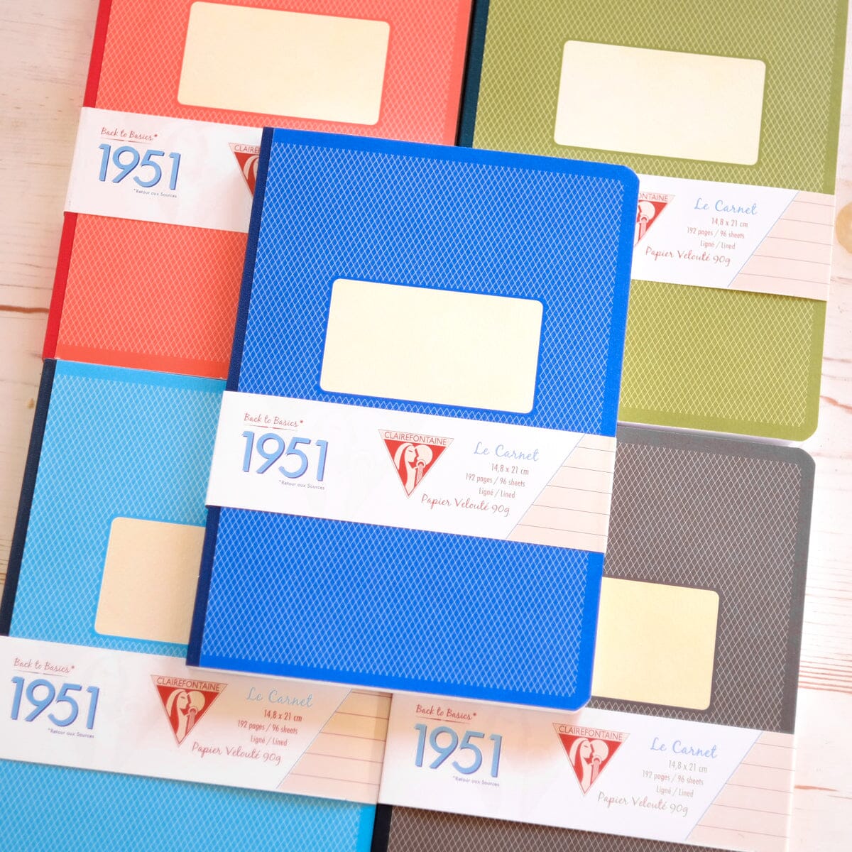 Clairefontaine 1951 Cloth Notebook - 5.75 X 8.25 Notebook Clairefontaine 