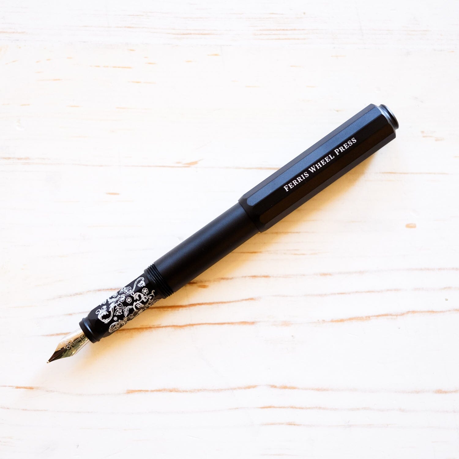 Aluminum Carousel Fountain Pen - Bearrington Black Fountain Pen Ferris Wheel Press 