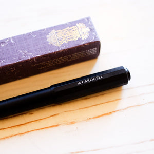 Aluminum Carousel Fountain Pen - Bearrington Black Fountain Pen Ferris Wheel Press 