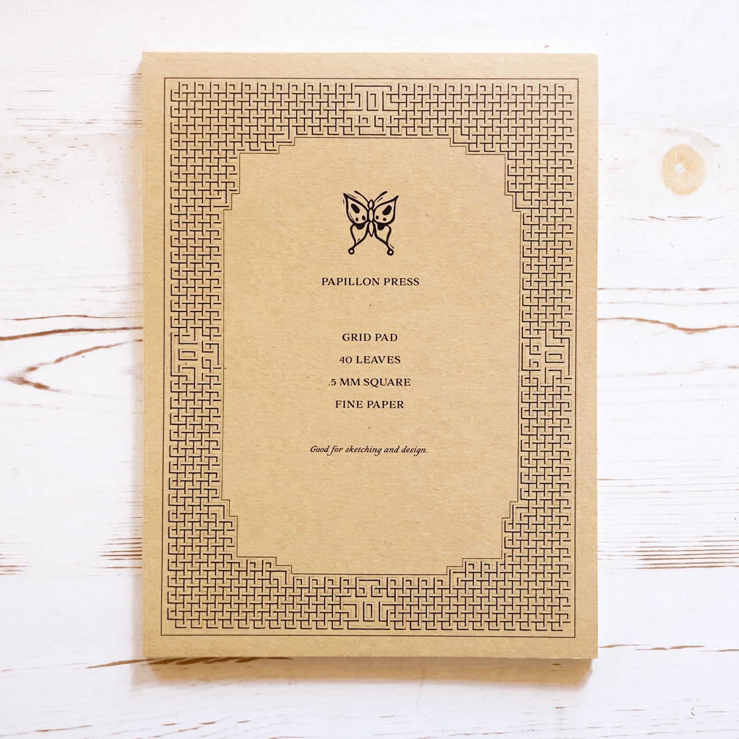 Papillon Press Grid Notepad