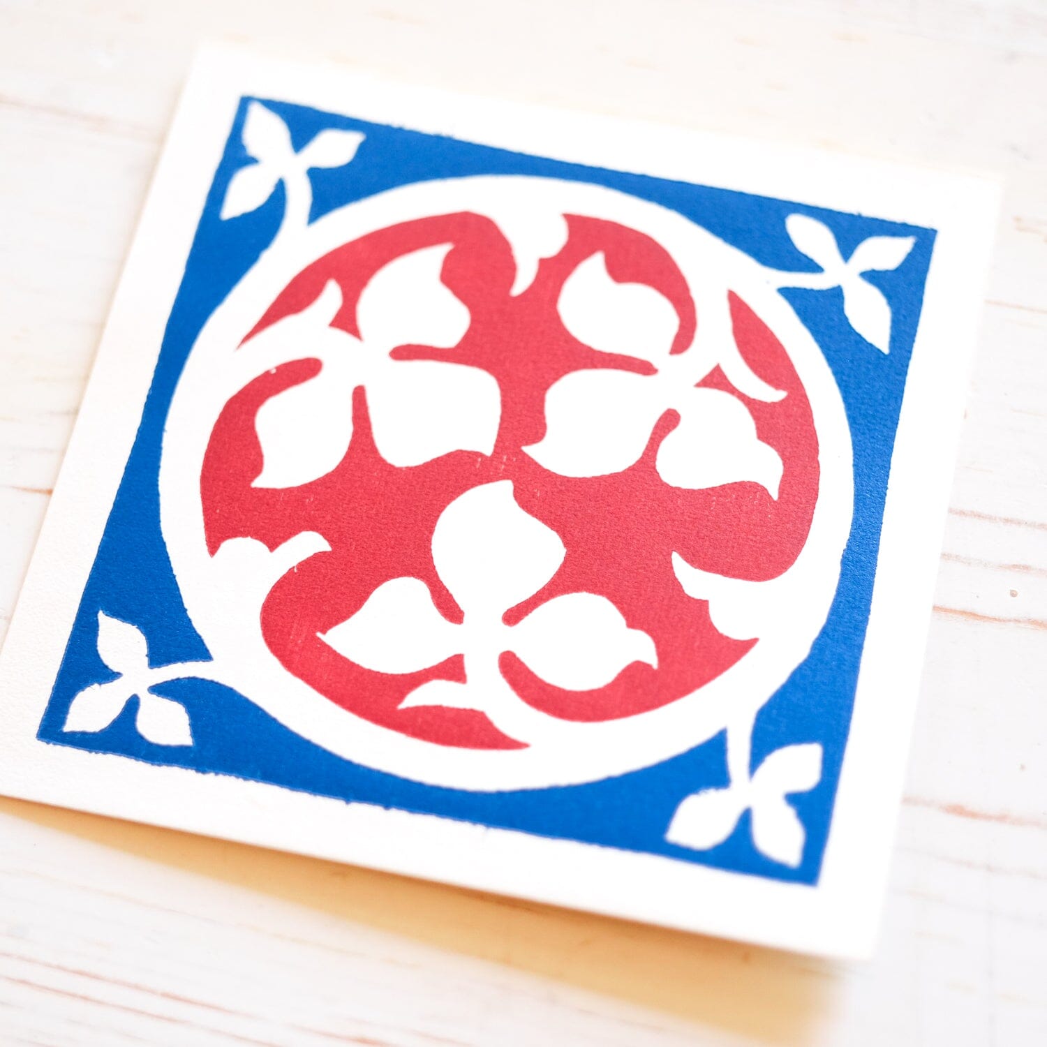 Medieval Tile Greeting Card Greeting Card Papillon Press 