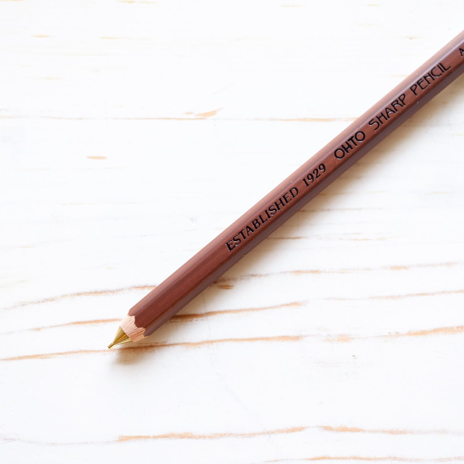 OHTO Wooden Mechanical Pencil Pencil Papillon Press Brown 