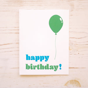 Happy Birthday Letterpress Greeting Card Greeting Card Papillon Press 