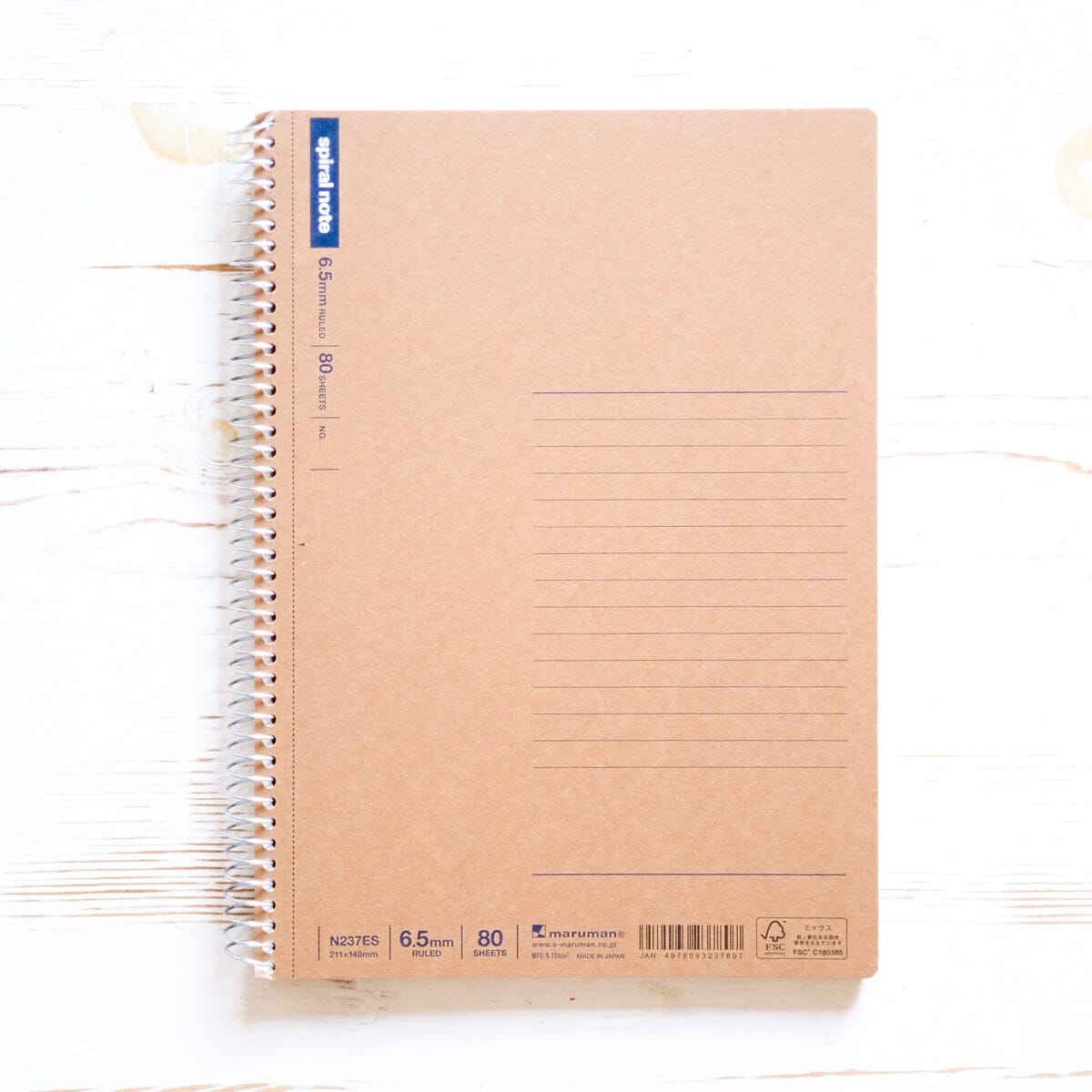 Maruman Spiral Note Basic Notebook - B5 Notebook Maruman Dot Grid 