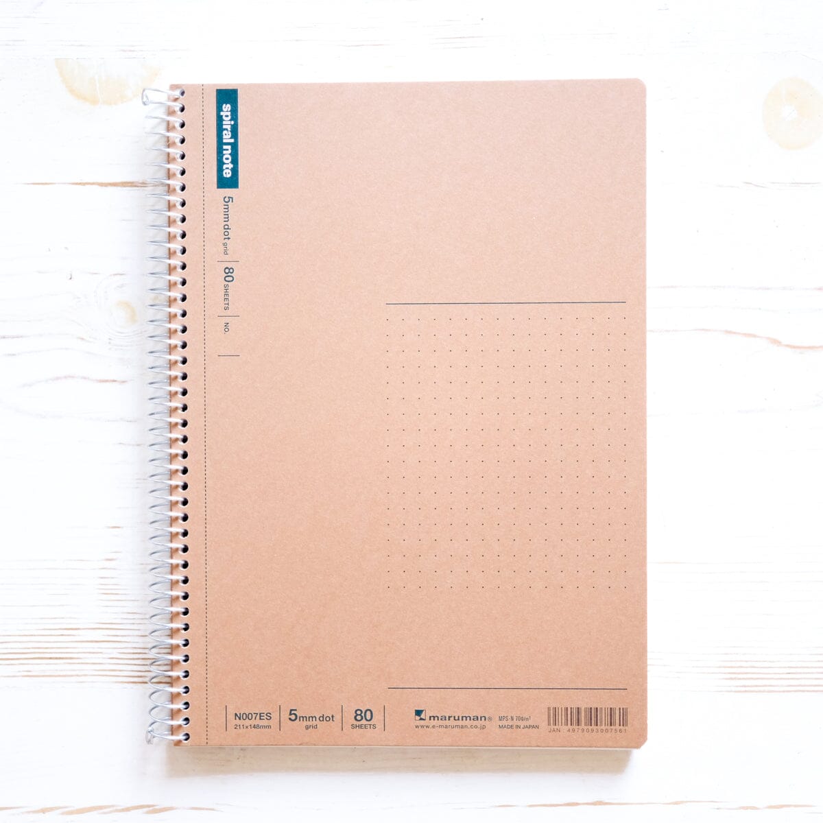 Maruman Spiral Note Basic Notebook - B5 Notebook Maruman Dot Grid 