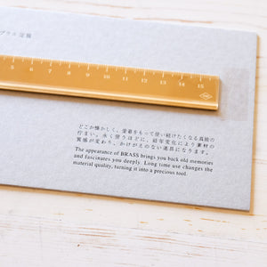 Traveler’s Company Brass Ruler