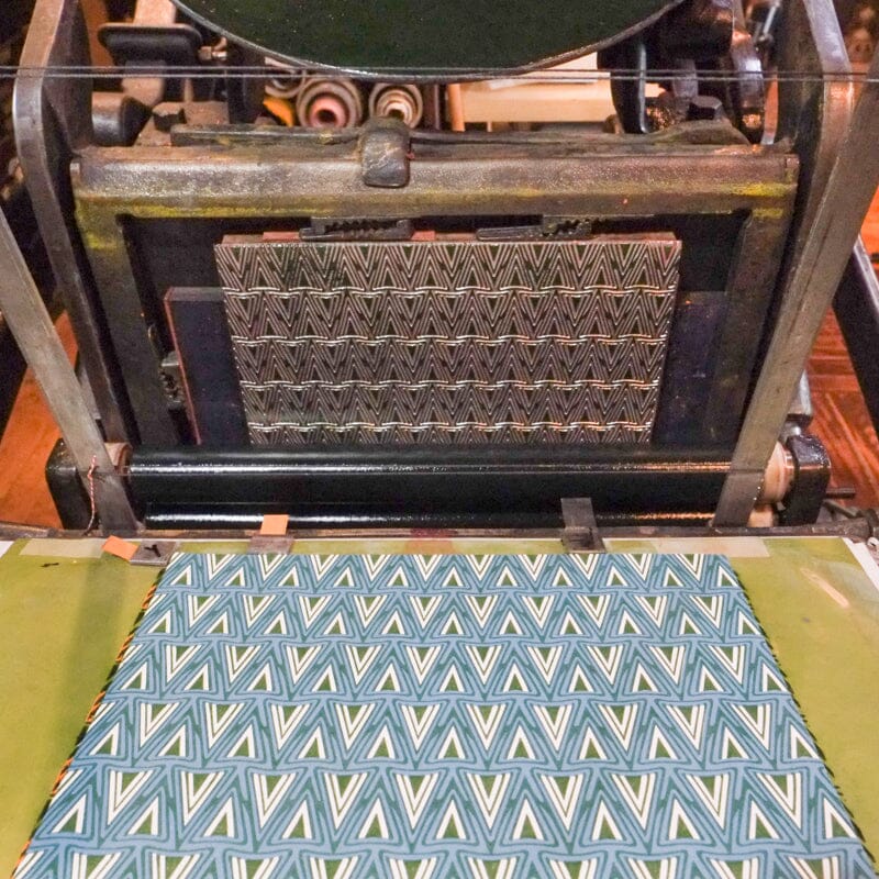 Limited Edition Letterpress Notebook: American Victorian Block Printed Notebook Papillon Press 