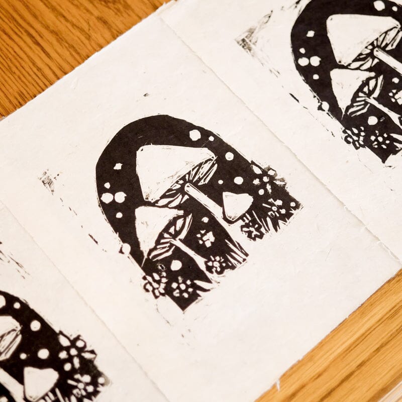 Carving & Block Printing Class (2 parts) Class Papillon Press 