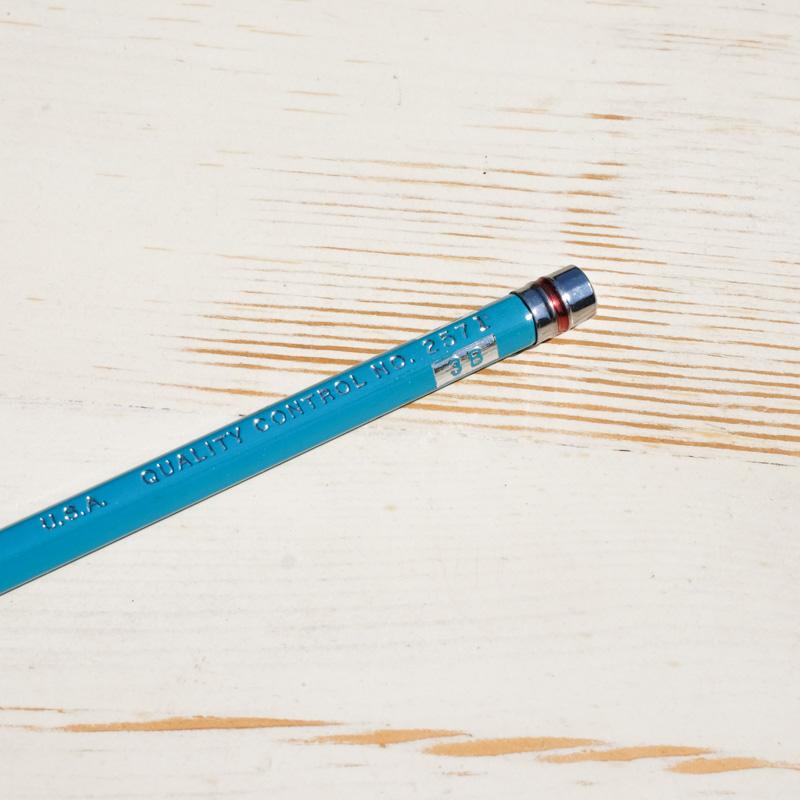 Vintage Berol Turquoise Pencils: 4H-4B Papillon Press 3B 