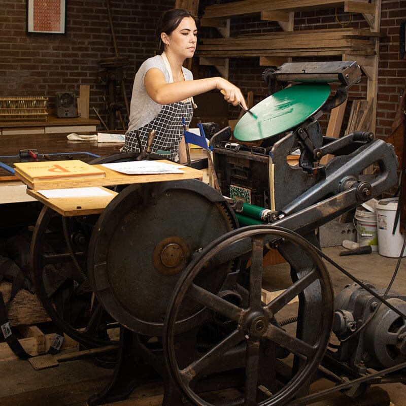 Intro to Letterpress Printing Class Papillon Press 